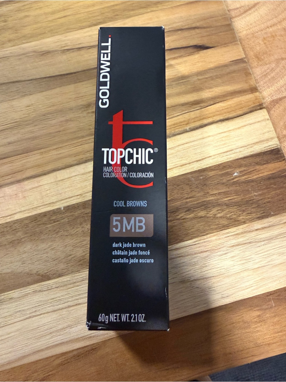 NEW Goldwell Topchic Hair Color 5MB Cool Browns